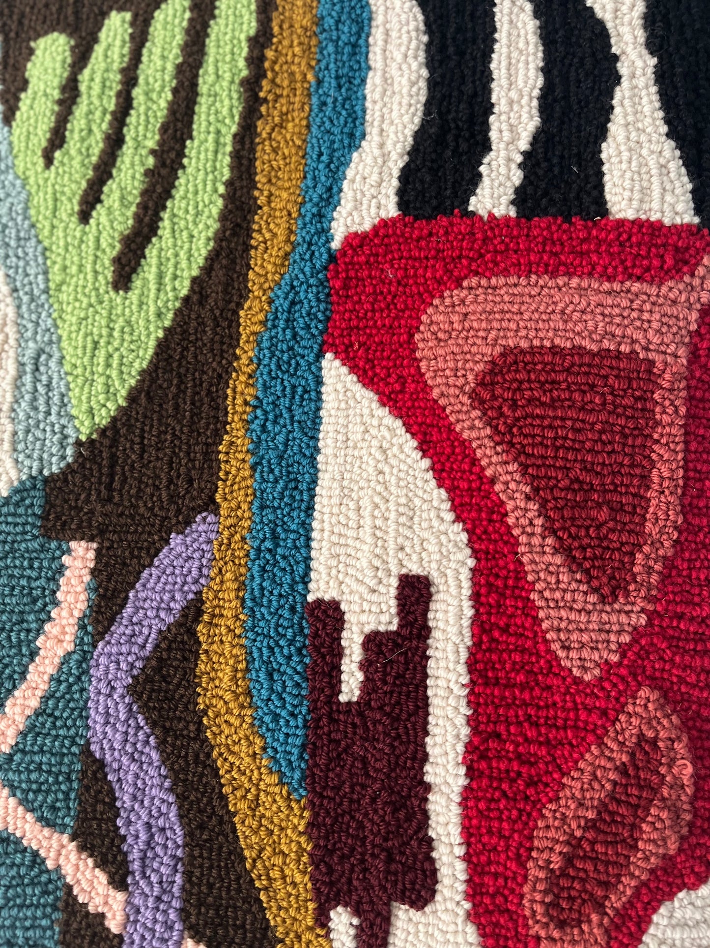 LINES Wall Rug punch needle