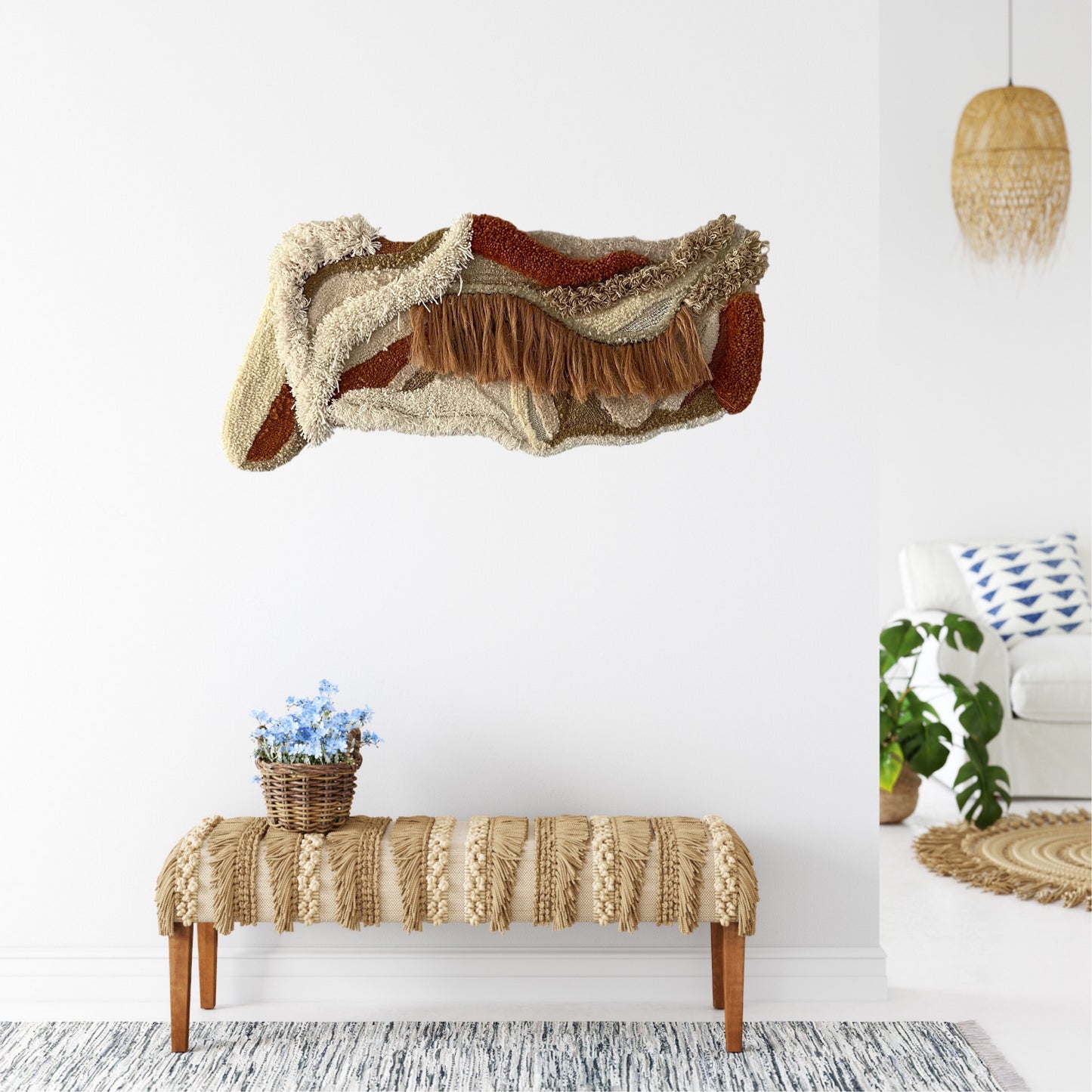 Organic Terracotta Wall rug