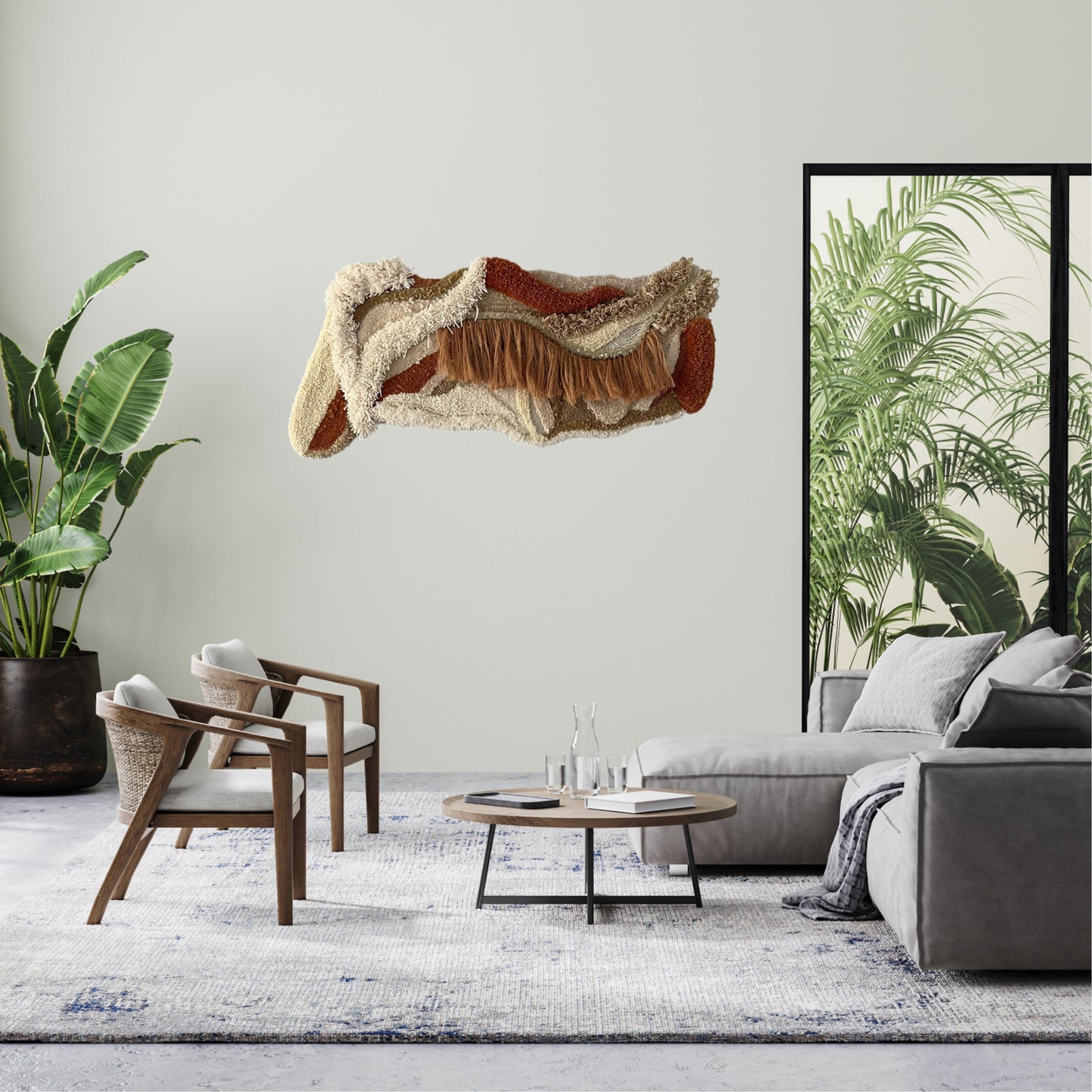 Organic Terracotta Wall rug
