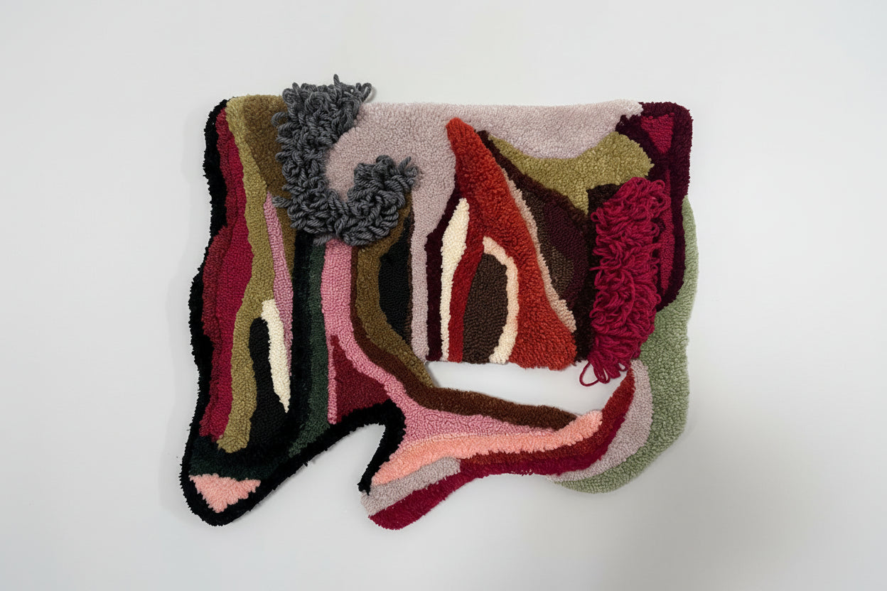 Flesh Terrain Wall Rug – Josi Saboia Fiber Artist