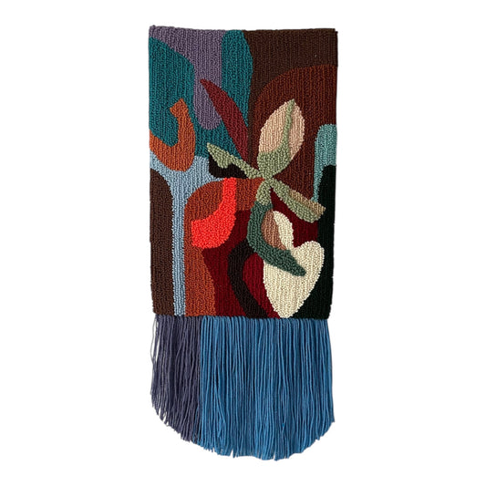 Textured Abstract Wall Rug