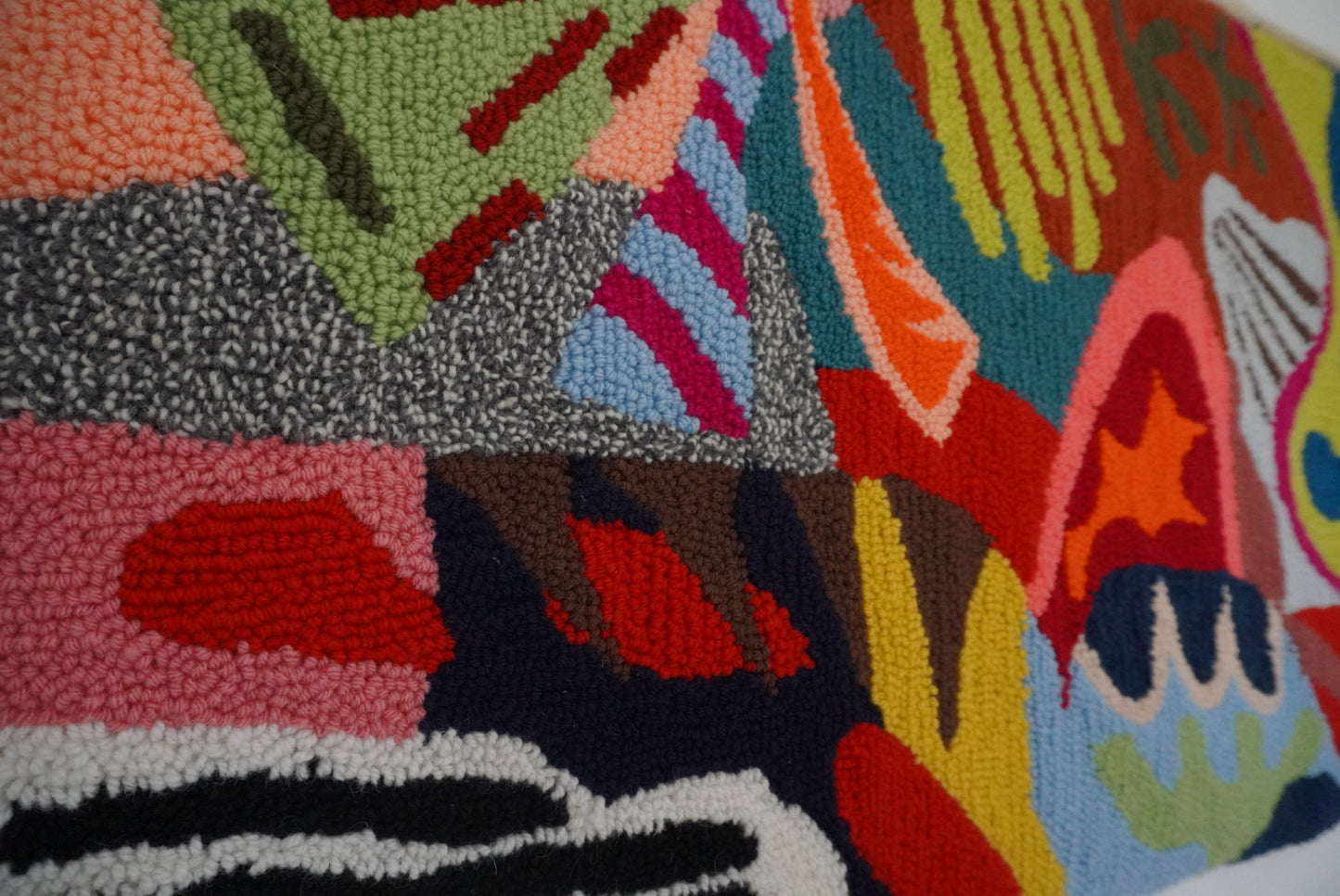 Graffiti stile wall rug