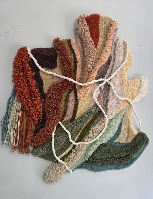 Where Flesh Meets Earth | Hand-Tufted Wool Wall Rug