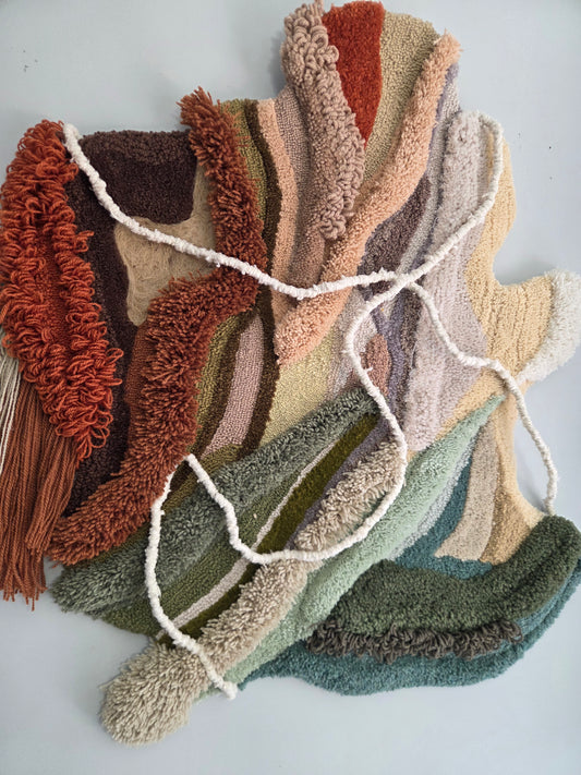 Where Flesh Meets Earth | Hand-Tufted Wool Wall Rug