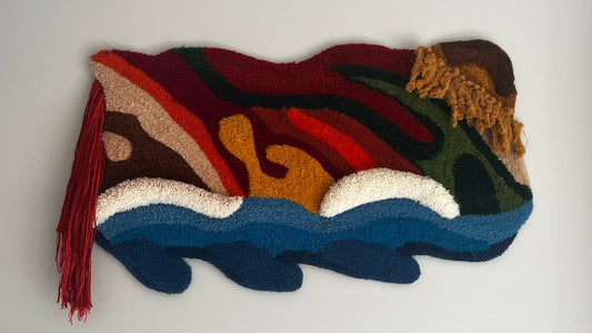 Autumn Red Wall Rug
