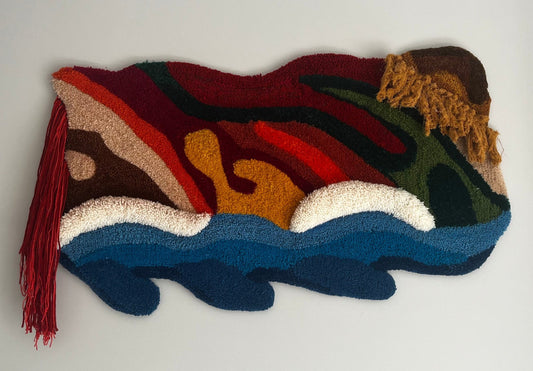 Autumn Red Wall Rug