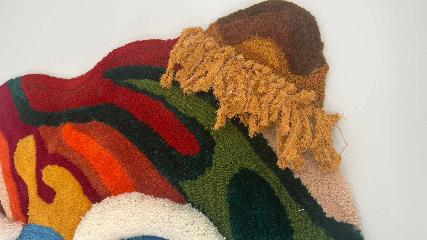 Autumn Red Wall Rug