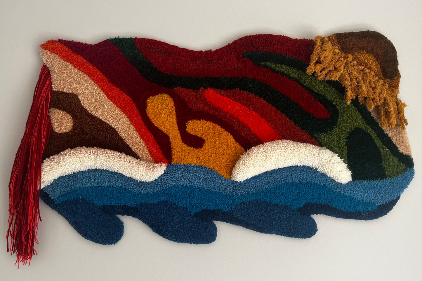 Autumn Red Wall Rug