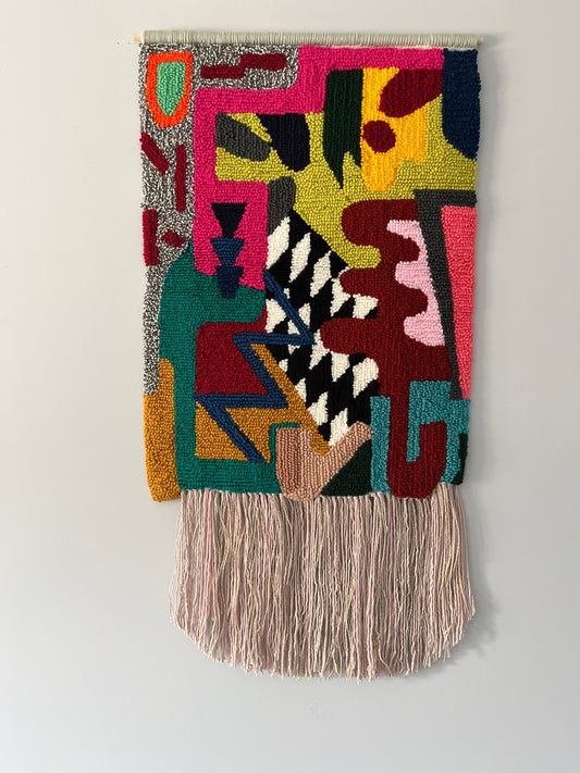 LINES 2 wall rug punch needle