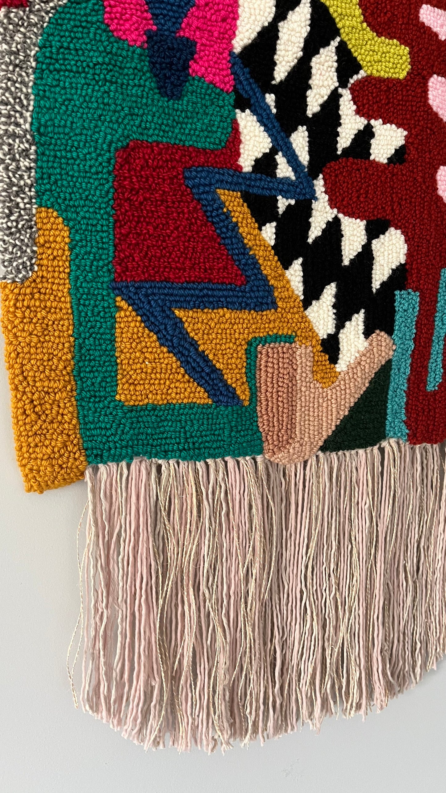 LINES 2 wall rug punch needle