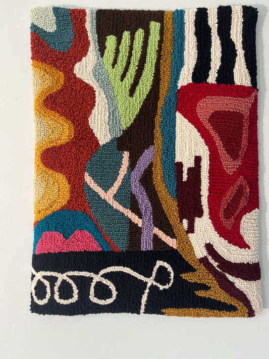 LINES Wall Rug punch needle