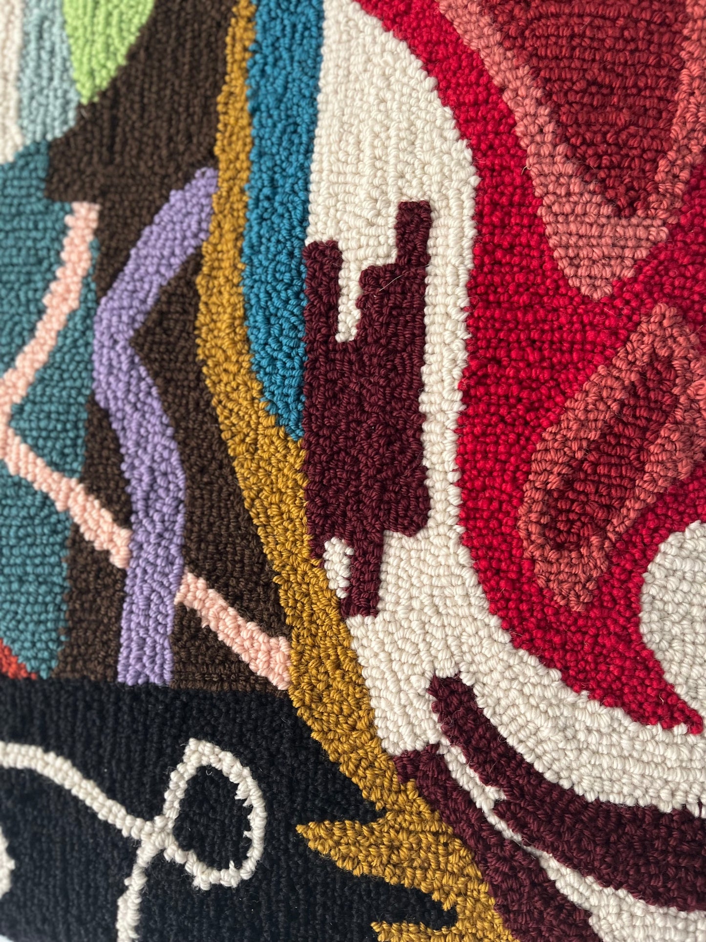 LINES Wall Rug punch needle
