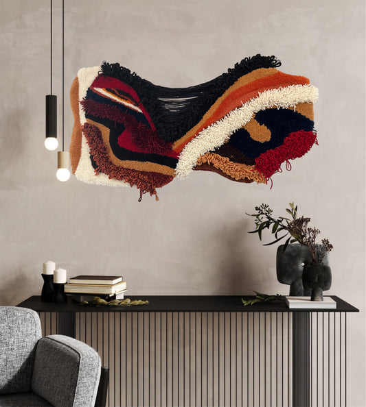 Erosion Flow Wall rug