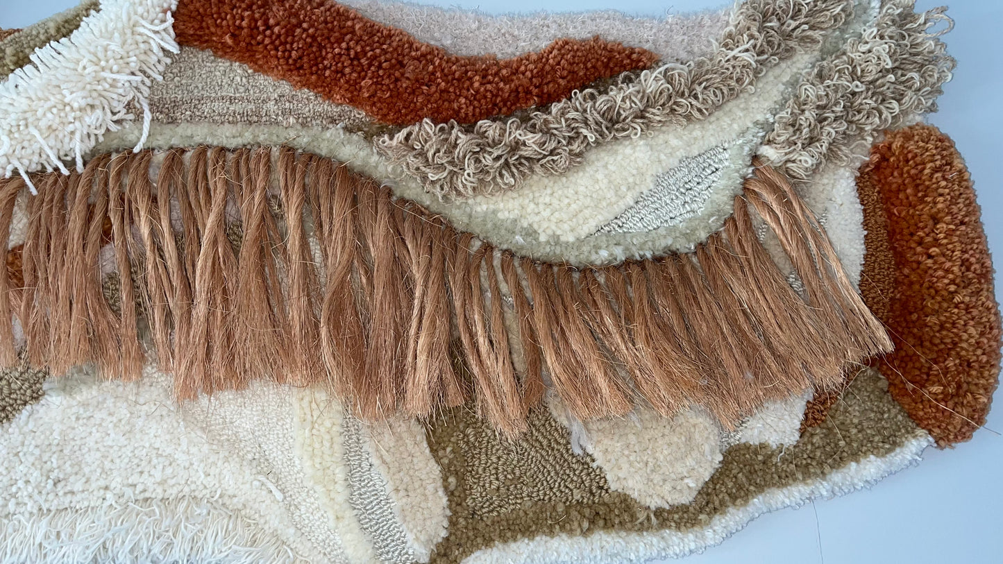 Organic Terracotta Wall rug