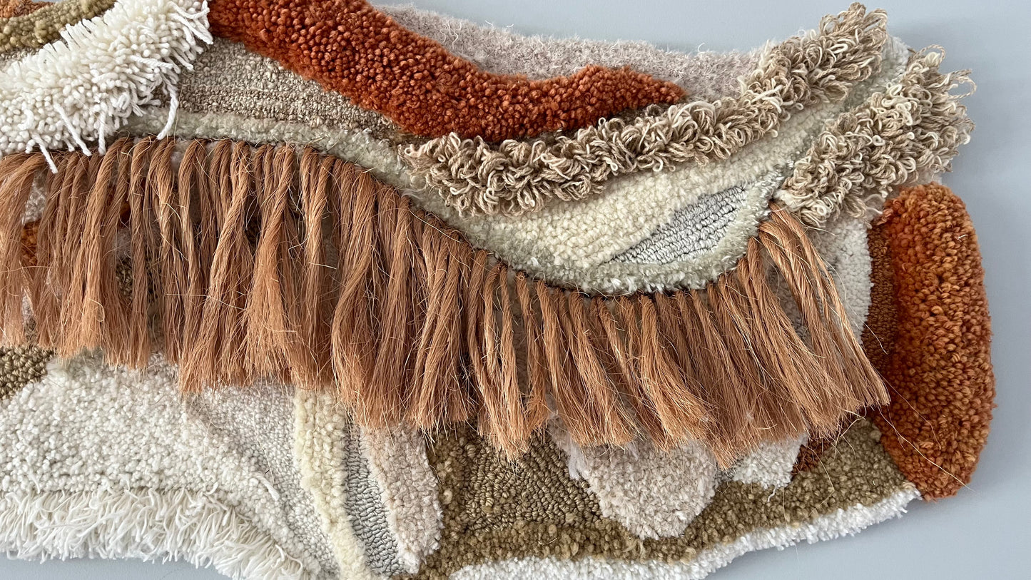 Organic Terracotta Wall rug