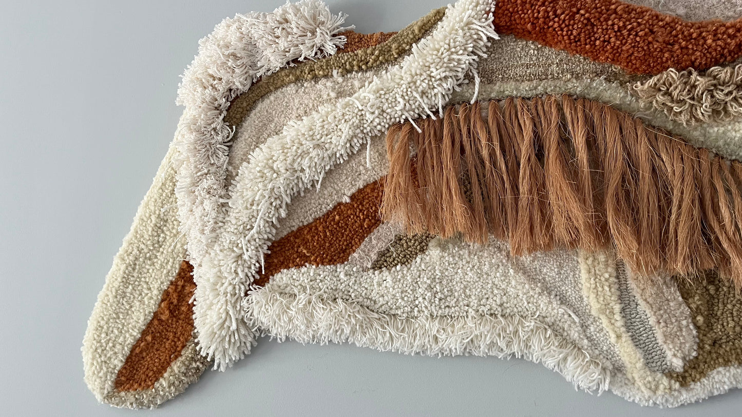 Organic Terracotta Wall rug