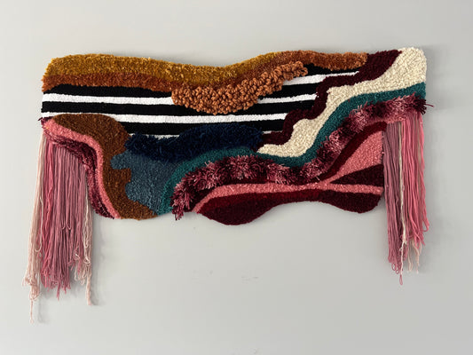 Velvet Waves Wall Rug