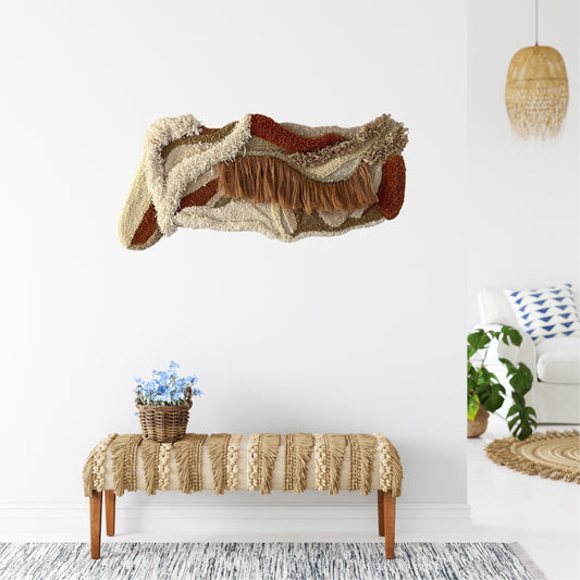 Organic Terracotta Wall rug