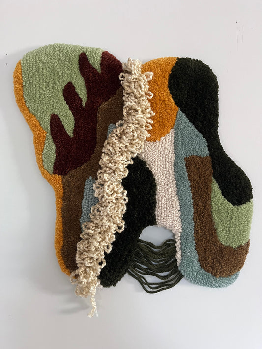 Green Terrain Wall Rug