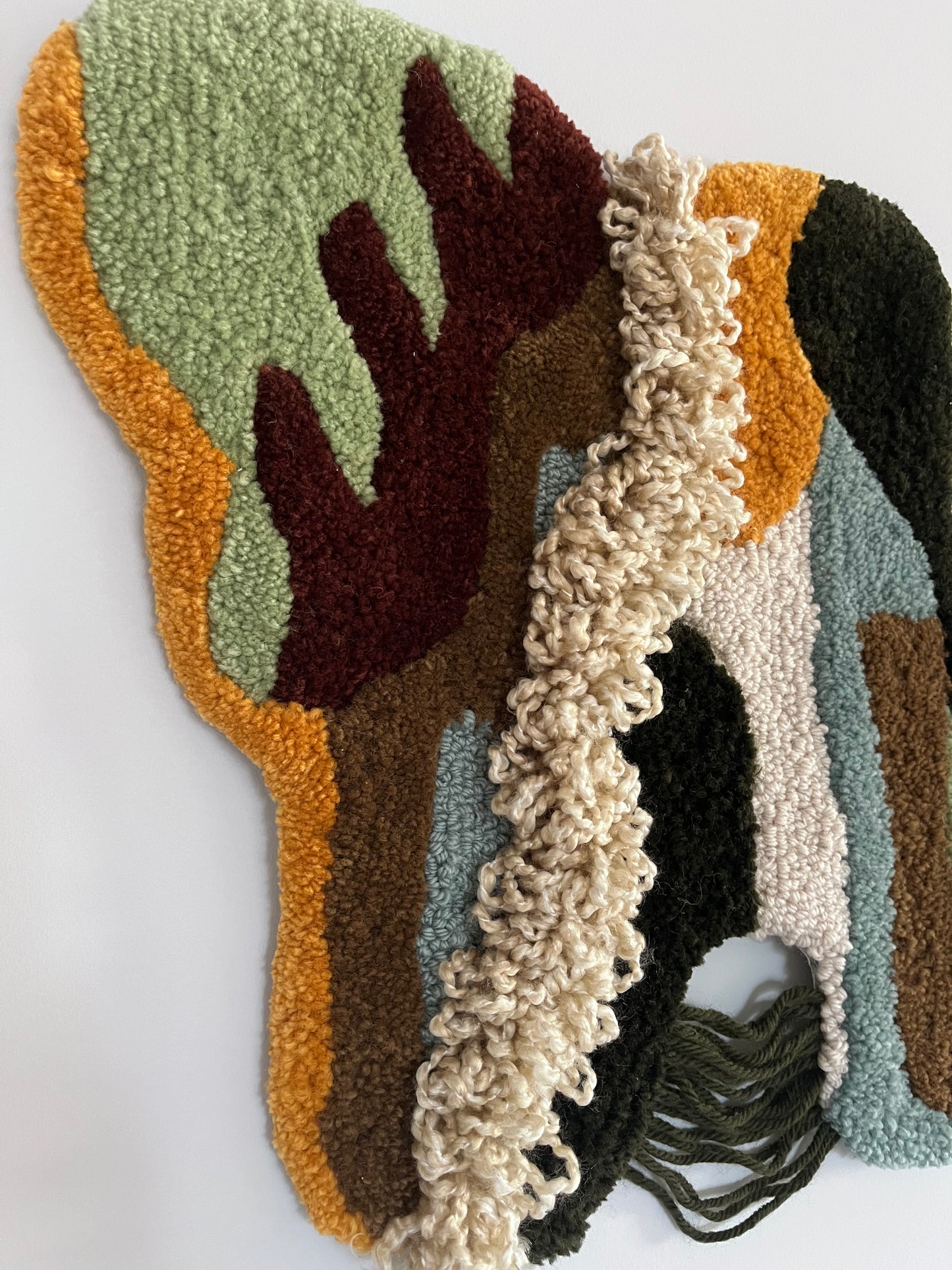 Green Terrain Wall Rug