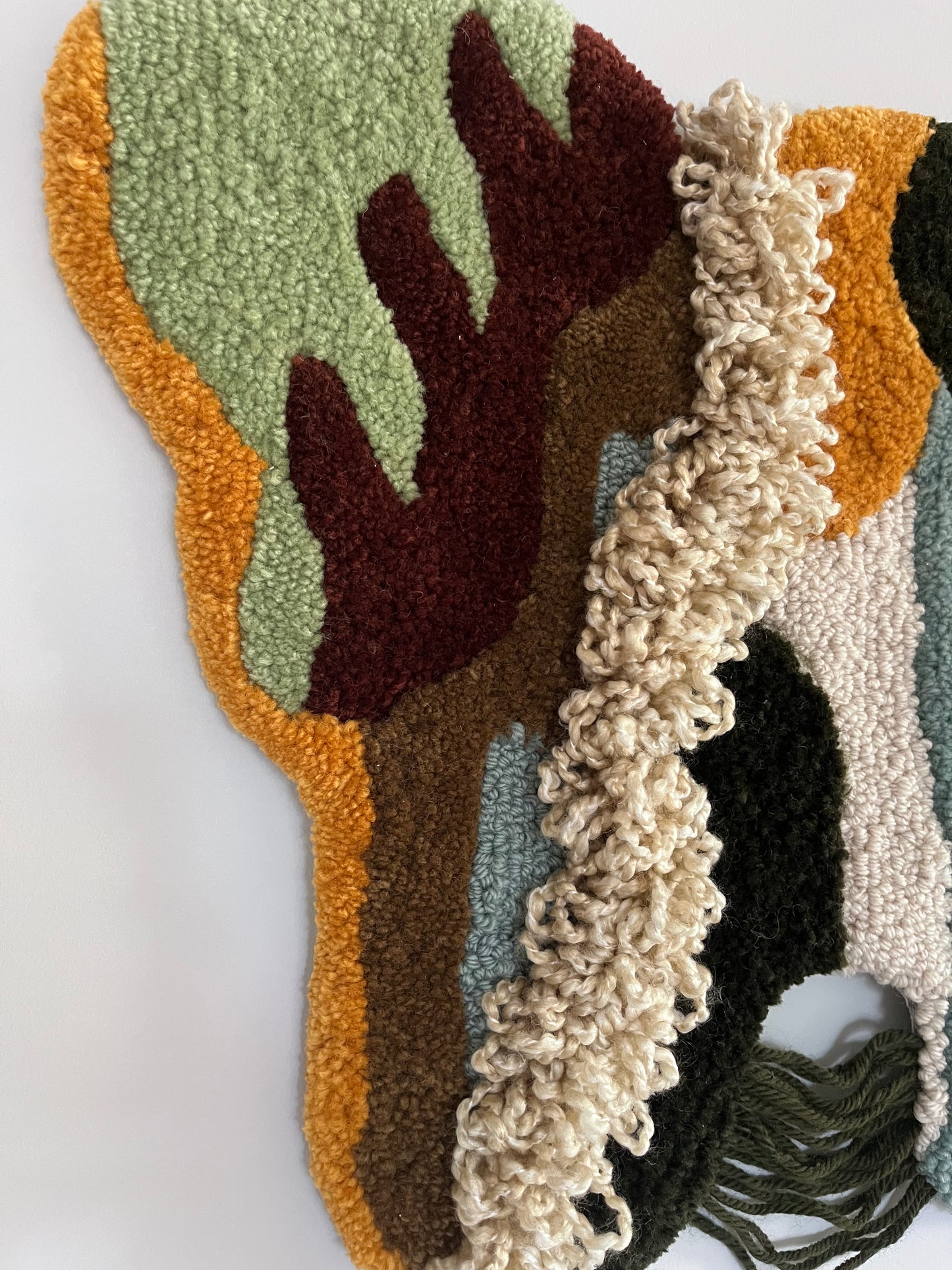 Green Terrain Wall Rug