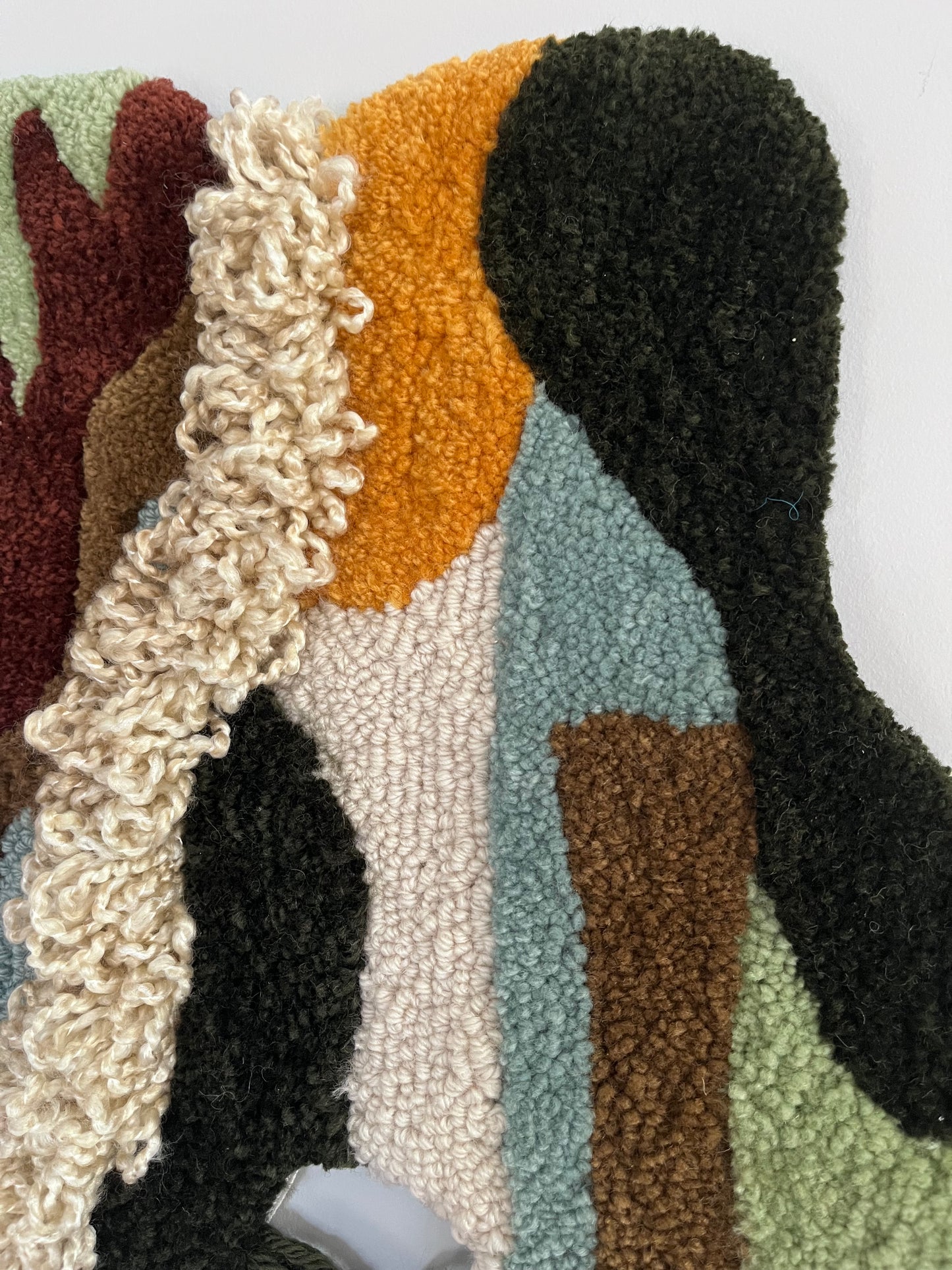 Green Terrain Wall Rug
