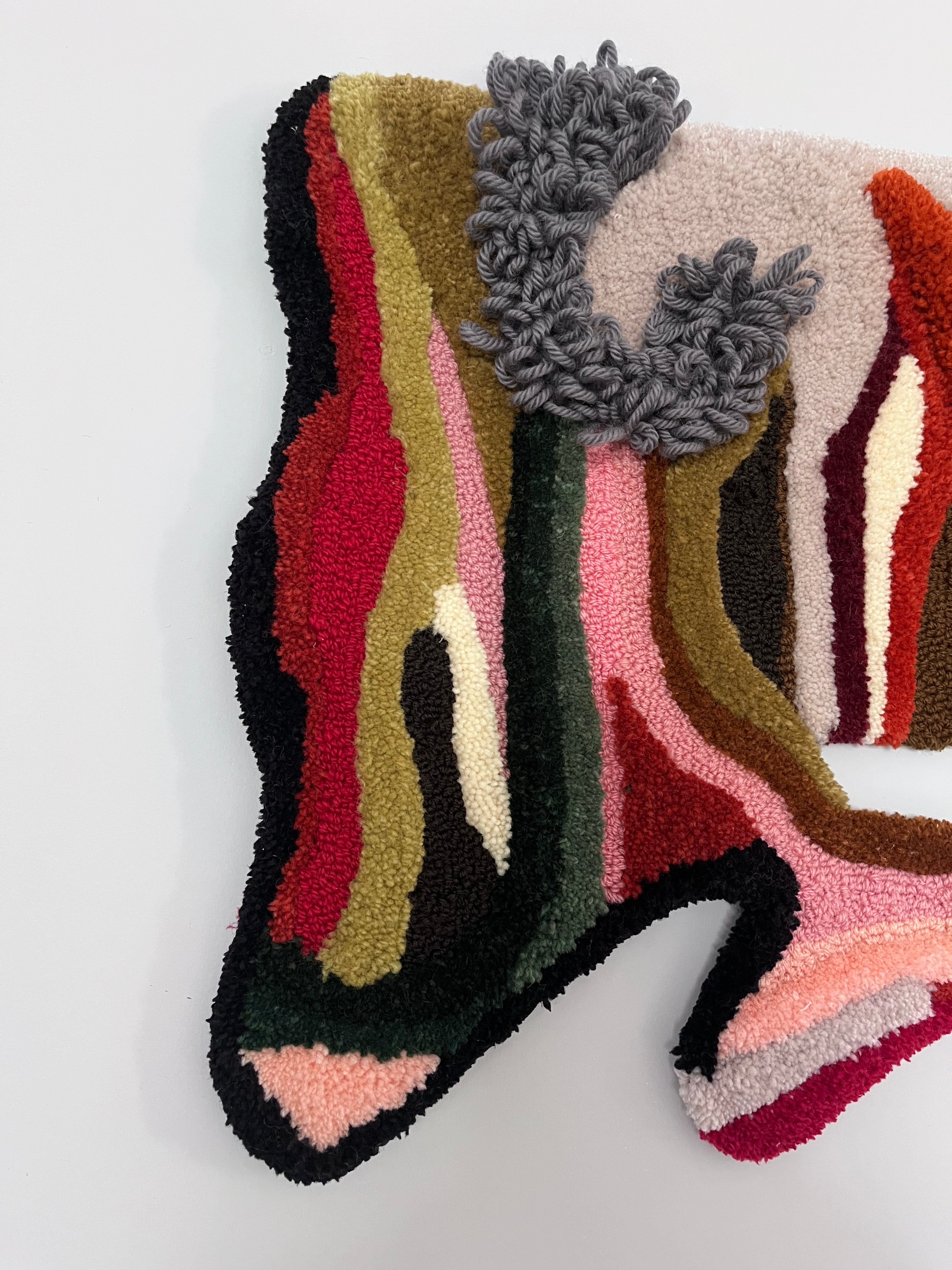 Flesh Terrain Wall Rug – Josi Saboia Fiber Artist