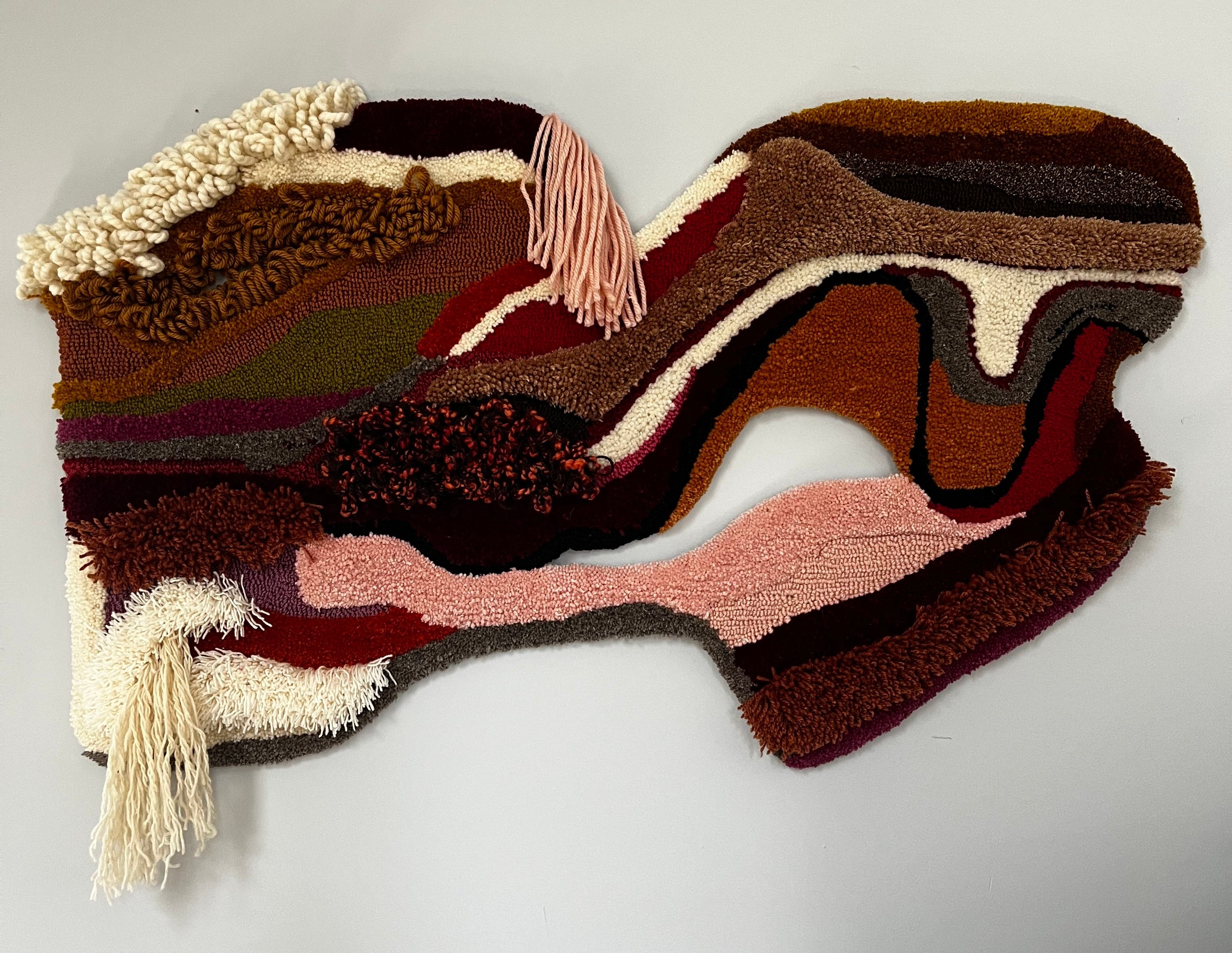 Flux Wall Rug – Josi Saboia Fiber Artist Flux Wall Rug – Josi Saboia Fiber Artist