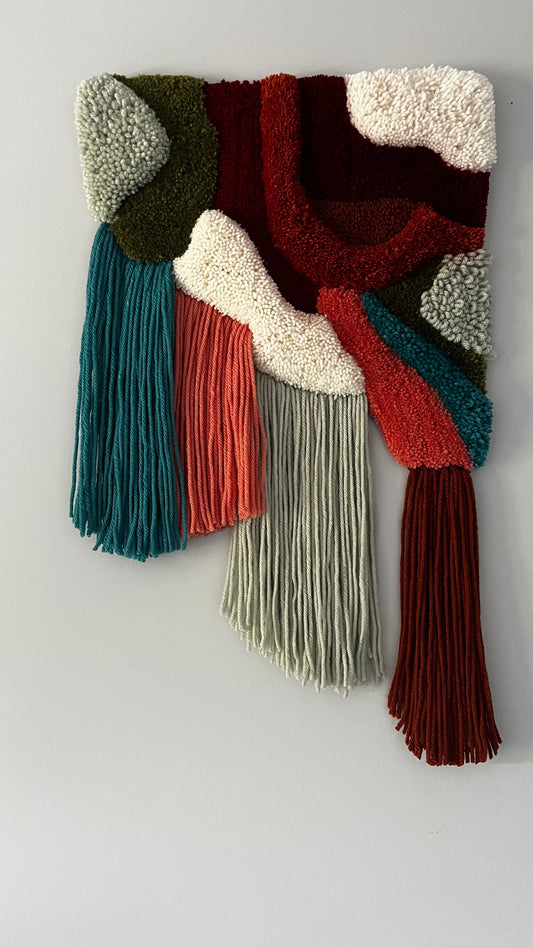 Aura tufted wall rug