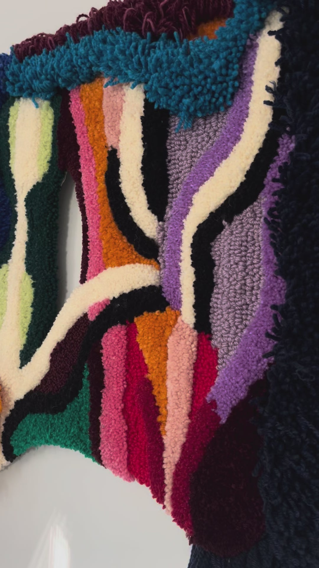 Color Flow Wall Rug – Josi Saboia Fiber Artist