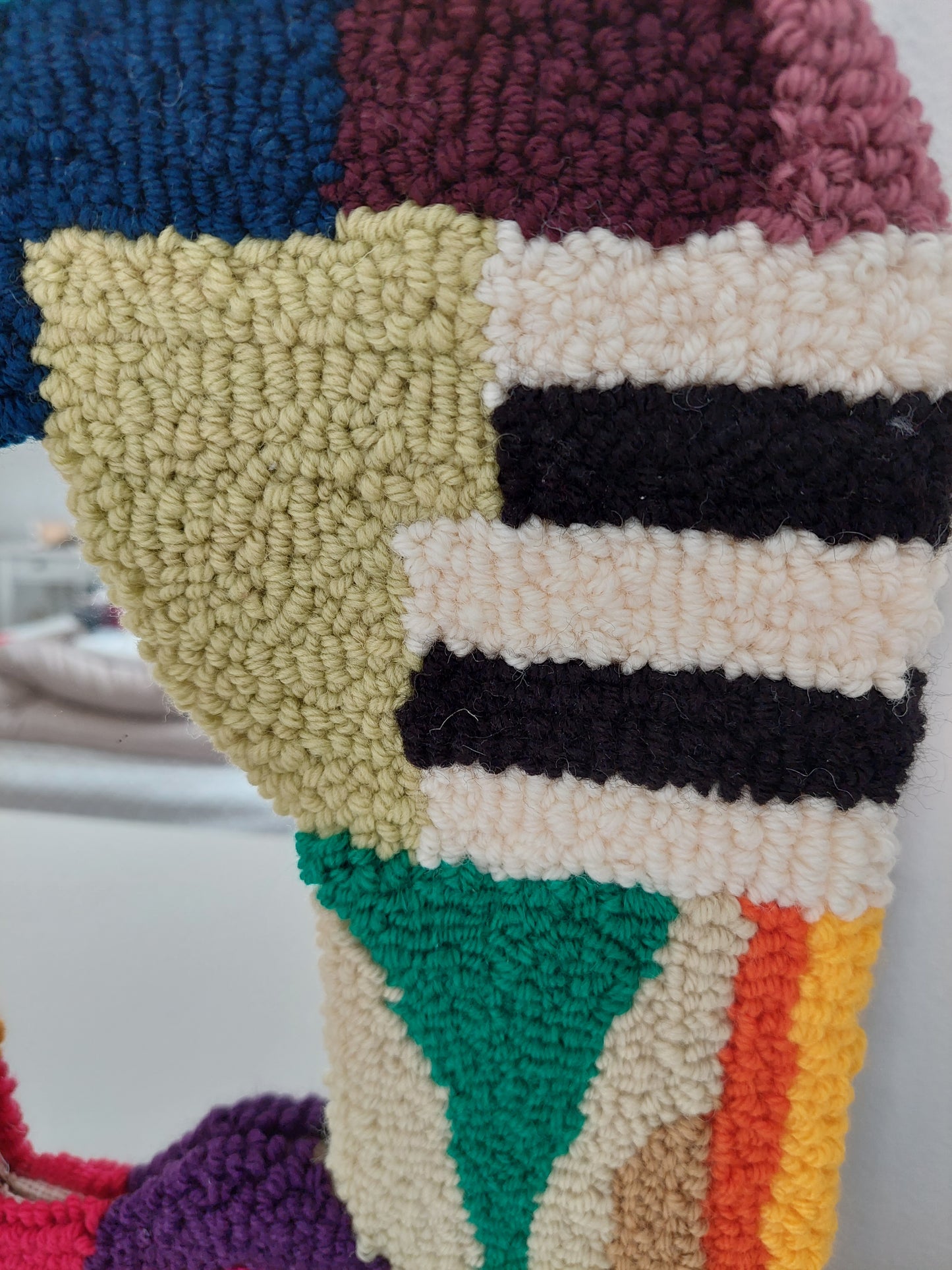 Colorful Art - Punch Needle Mirror