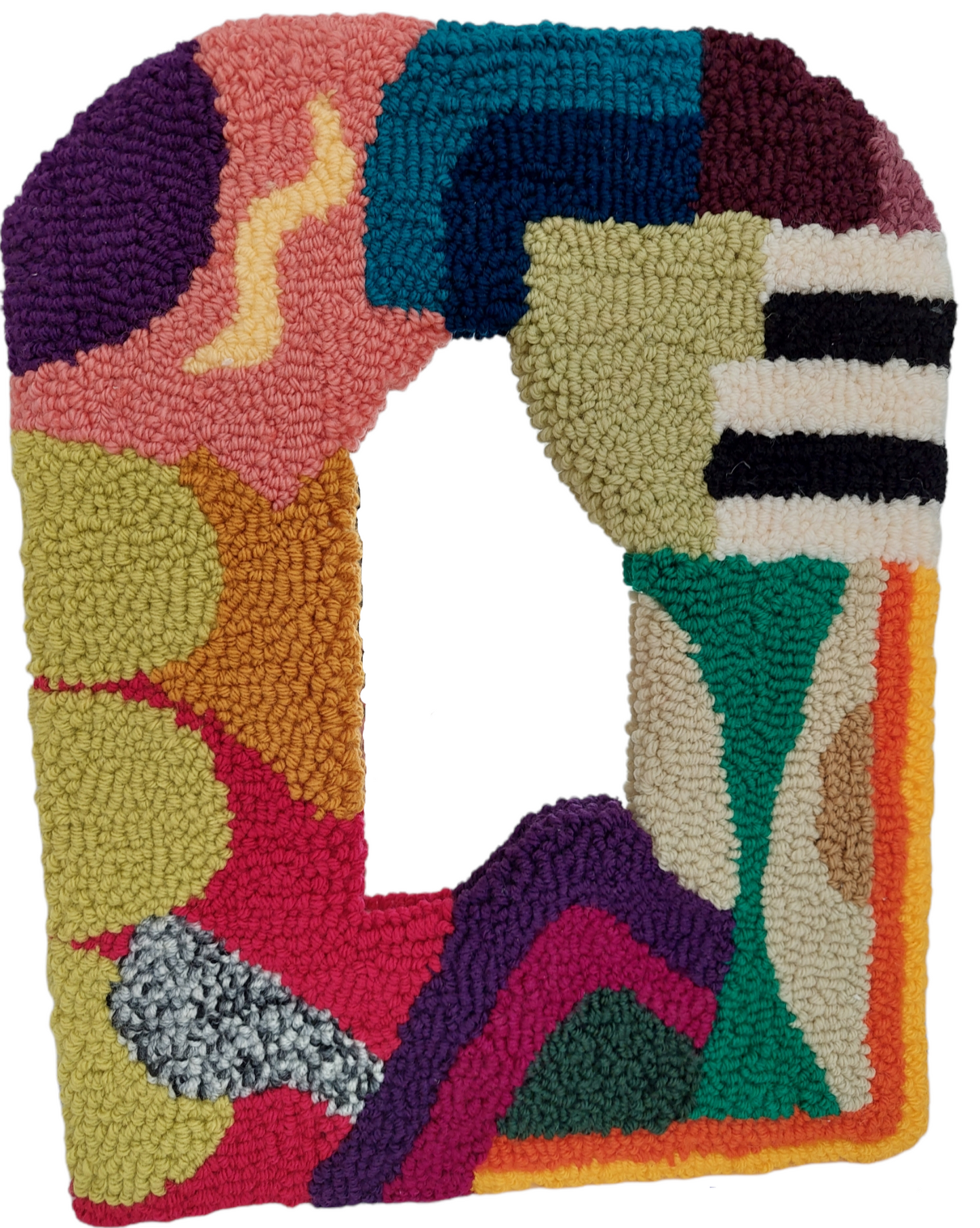 Colorful Art - Punch Needle Mirror