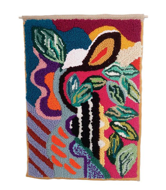 Flora Wall hanging Punch Needle